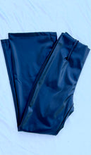 Load image into Gallery viewer, Black High Waist Faux Leather Pants